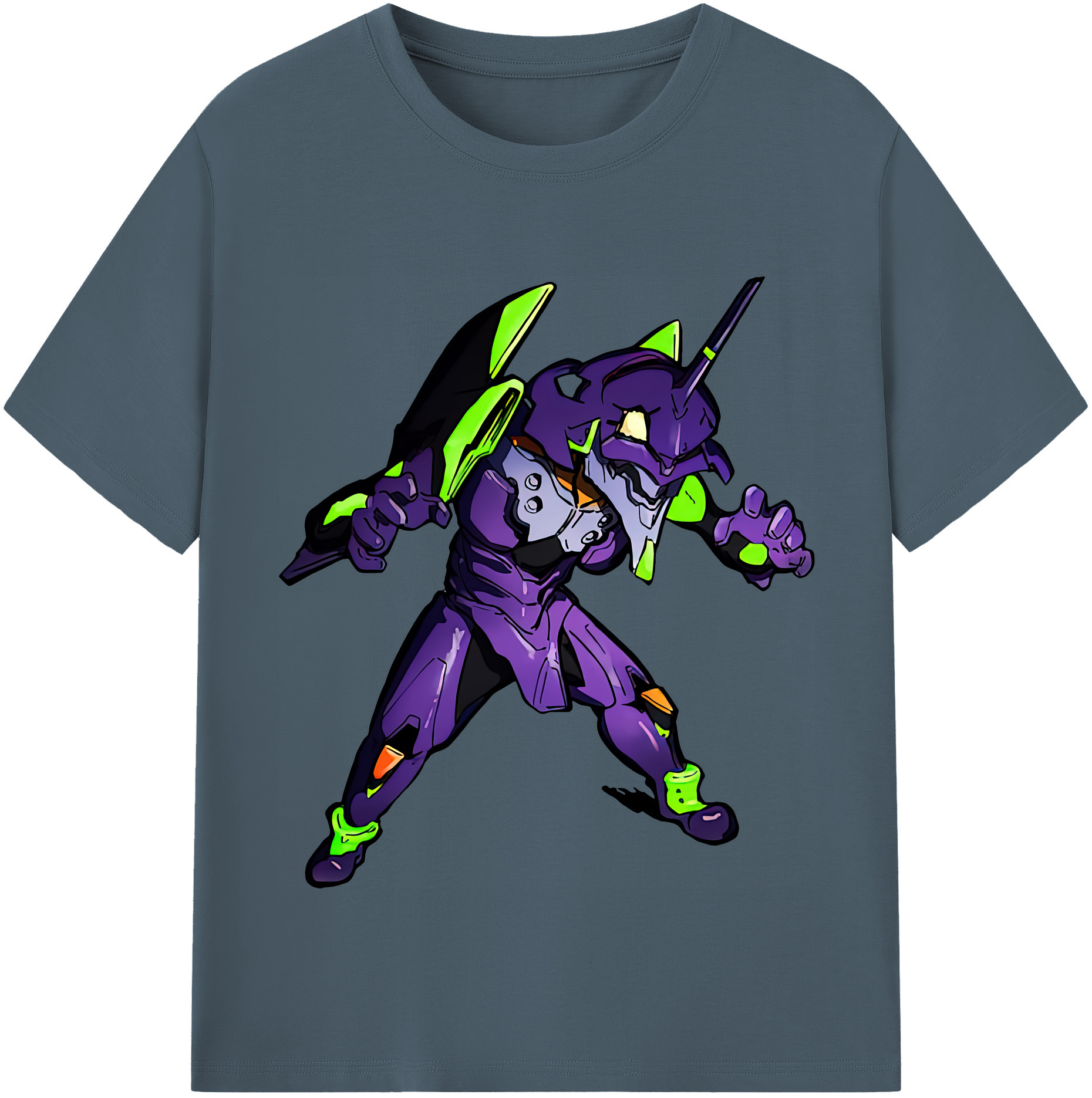 （画像用） EVA 新世紀エヴァンゲリオン 綿100％半袖Tシャツ（フロントプリント）